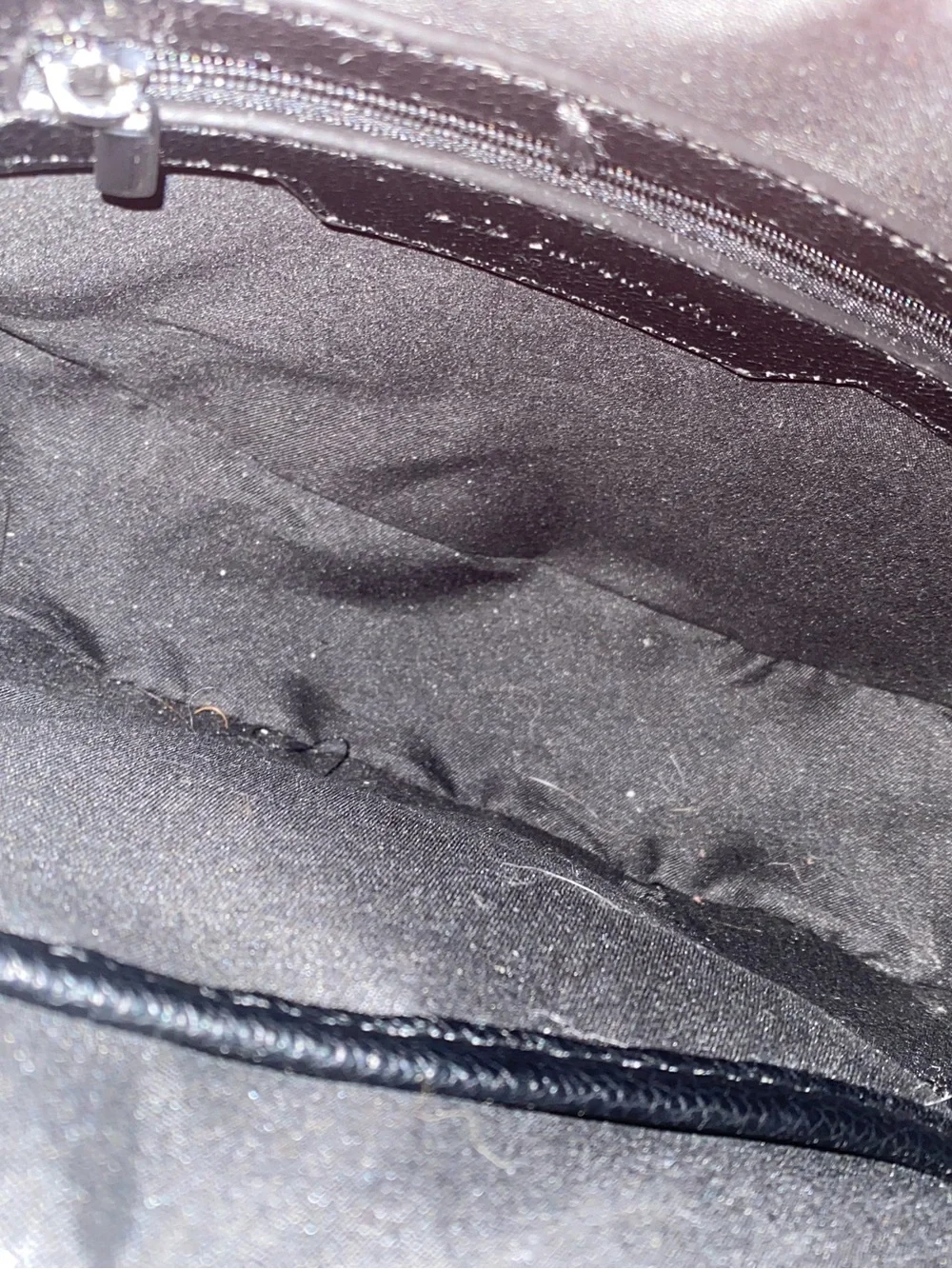 BCBGMaxAzria Black Crescent Leather Shoulder Bag